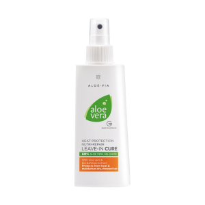 Spray con Aloe Vera para proteger el cabello del calor, aporta hidratación y reparación