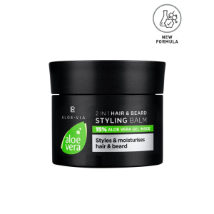 Bálsamo 2 en 1 con Aloe Vera para estilizar y nutrir barba y cabello