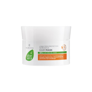Mascarilla Reparadora LR Aloe Vera Nutri - tratamiento intensivo con Aloe Vera para reparar y nutrir profundamente el cabello seco y dañado, aportando suavidad y brillo
