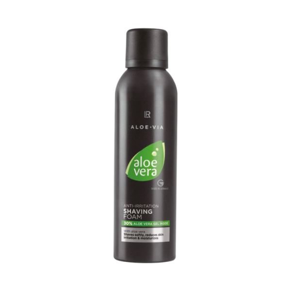 Espuma suave con 30% de aloe vera para un afeitado sin irritación – Natural Radiance Cosmetics
