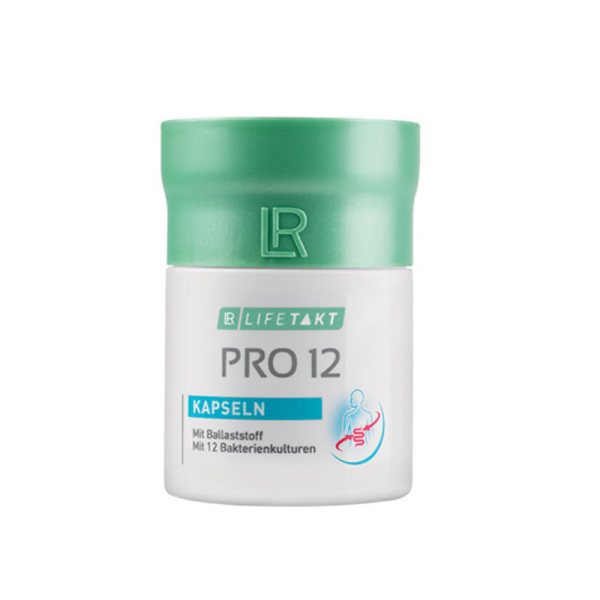 LR LIFETAKT Pro 12 Cápsulas Pro 12 LR probióticos con 12 cepas y doble encapsulación para equilibrio intestinal – Natural Radiance Cosmetics