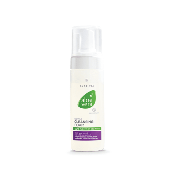 Espuma limpiadora aloe vera 50% gel puro 150 ml LR – Natural Radiance Cosmetics