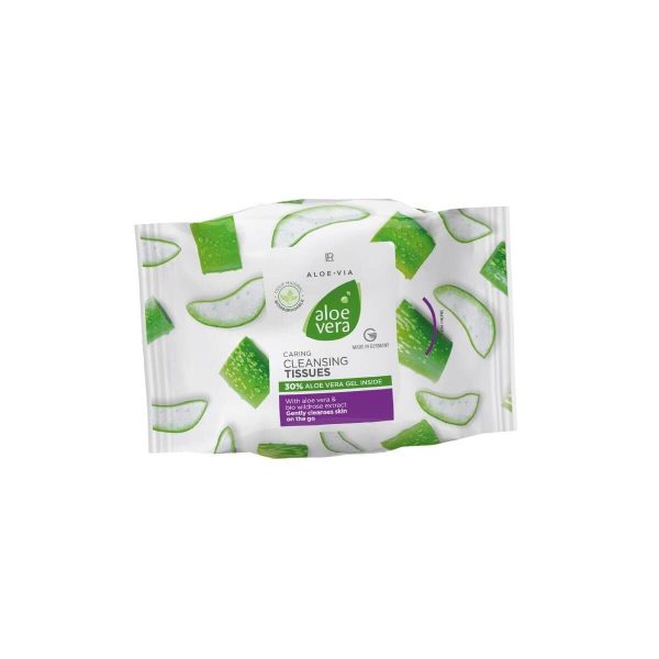 Toallitas limpiadoras aloe vera 30% gel puro paquete 25 unidades – Natural Radiance Cosmetics