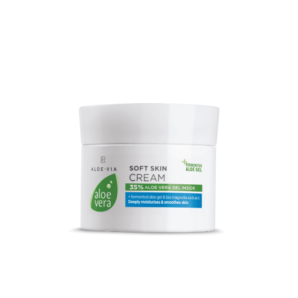 Crema nutritiva aloe vera cara y cuerpo LR Fermented Soft Skin Cream – Natural Radiance Cosmetics